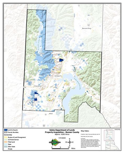 bonner county land ownership map.